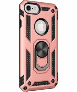 SaharaCase - Military Kickstand Series Case for Apple® iPhone® SE (2nd Generation and 3rd Generation) - Rose Gold