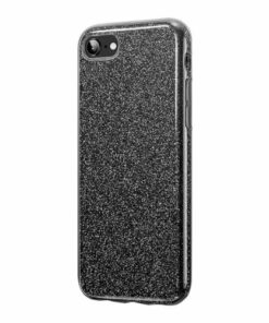 SaharaCase - Sparkle Case for Apple® iPhone® SE (2nd Generation and 3rd Generation 2022) - Black