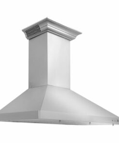 ZLINE - 48" Externally Vented Range Hood - Brushed Stainless Steel 1