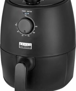 Bella Pro Series - 2-qt. Analog Air Fryer - Matte Black