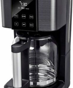 Bella Pro Series - 14-Cup Touchscreen Coffee Maker - Black Stainless Steel