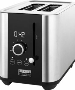 Bella Pro Series - 2-Slice Digital Touchscreen Toaster - Stainless Steel