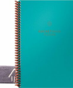 Rocketbook - Fusion Smart Reusable Notebook 7 Page Styles 6" x 8.8" - Neptune Teal