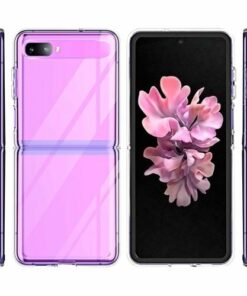 SaharaCase - Crystal Series Skin Case for Samsung Galaxy Z Flip and Z Flip 5G - Clear