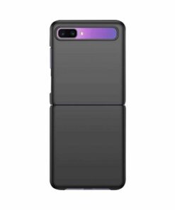 SaharaCase - Classic Series Skin Case for Samsung Z Flip and Z Flip 5G - Black