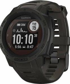 Garmin - Instinct Solar Smartwatch 45mm Fiber-Reinforced Polymer - Graphite