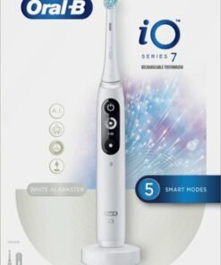 Oral-B - iO Series 7 Connected Rechargeable Electric Toothbrush - White Alabaster