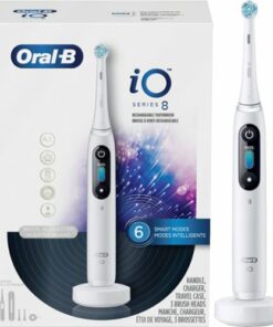Oral-B - iO Series 8 Connected Rechargeable Electric Toothbrush - White Alabaster