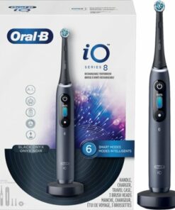 Oral-B - iO Series 8 Connected Rechargeable Electric Toothbrush - Onyx Black