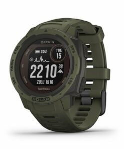 Garmin - Instinct Solar Tactical GPS Smartwatch 45mm Fiber-Reinforced Polymer - Moss
