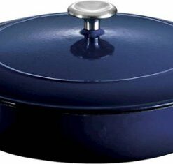 Tramontina - Gourmet 4-Quart Covered Braiser - Gradated Cobalt