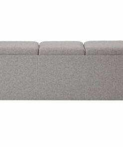 Simpli Home - Avalon Rectangular Contemporary Wood/Engineered Wood Ottoman With Inner Storage - Gray Cloud