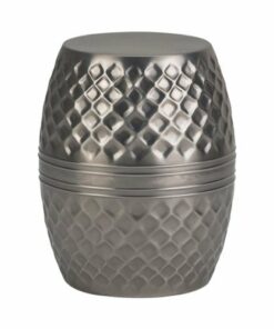 Simpli Home - Ramey Round Contemporary Iron Accent Side Table - Antique Silver