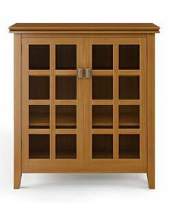 Simpli Home - Artisan SOLID WOOD 38 inch Wide Transitional Medium Storage Cabinet in - Honey Brown