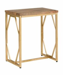 Simpli Home - Selma Rectangular Contemporary Mango Wood Accent Side Table - Natural