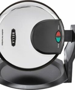 Bella - Non-Stick Rotating Belgian Waffle Maker - Stainless Steel