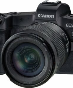 Canon - EOS R Mirrorless 4K Video Camera with RF 24-105mm f/4-7.1 IS STM Lens - Black