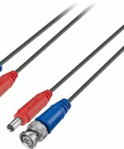 Insignia™ - 100' 4K In-Wall Premium Video/Power Security Cable - Black