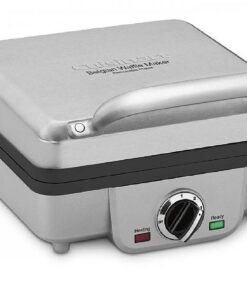 Cuisinart - Belgian Waffle Maker with Pancake Plates - Brushed Stainless