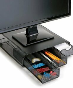 Mind Reader - PC Laptop IMAC Monitor Stand - Black