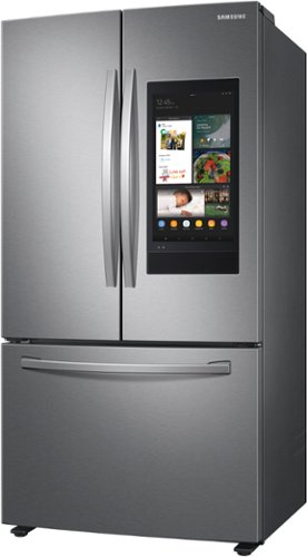 Samsung - 28 cu. ft. 3-Door French Door Refrigerator with Family Hub™ - Stainless steel