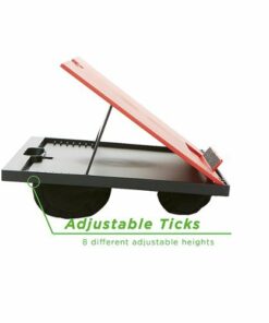 Mind Reader - Adjustable 8 Position Lap Desk - Red