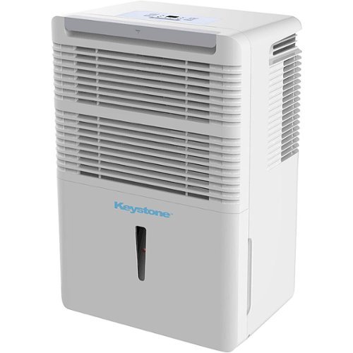 Keystone - 22-Pint Dehumidifier with Electronic Controls - White
