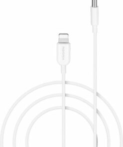 Insignia™ - 6' Lightning to 3.5 mm Audio Cable - White