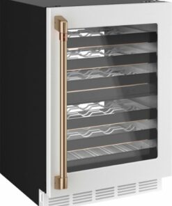 Café - 46-Bottle Built-In Dual Zone Wine Center with WiFi - Matte White