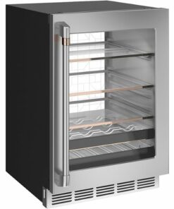 Café - 14-Bottle 126-Can Built-In Beverage Center with WiFi - Stainless steel
