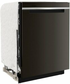 Whirlpool - 24" Top Control Built-In Dishwasher with Stainless Steel Tub, Large Capacity, 3rd Rack, 47 dBA - Black Stainless with PrintShield Finish