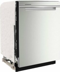 Whirlpool - 24" Top Control Built-In Dishwasher Stainless Steel Tub with 3rd Rack and 47 dBA - Stainless steel 0