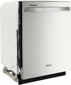 Whirlpool - 24" Top Control Built-In Stainless Steel Tub Dishwasher with 3rd Rack and 47 dBA - Stainless steel