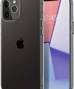 Spigen - Crystal Flex Hard Shell Case for Apple iPhone 12 Pro Max - Clear