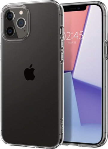 Spigen - Crystal Flex Hard Shell Case for Apple iPhone 12 Pro Max - Clear