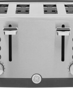 GE - 4-Slice Toaster - Stainless Steel