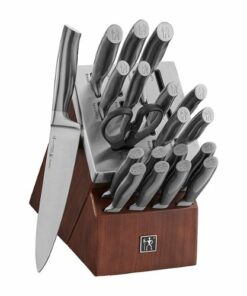Henckels - Graphite 20-pc Self-Sharpening Block Set - Brown
