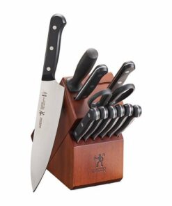 Henckels - Solution 12-pc Knife Block Set - Walnut