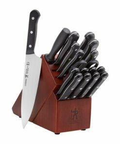 Henckels - Solution 18-pc Knife Block Set - Brown