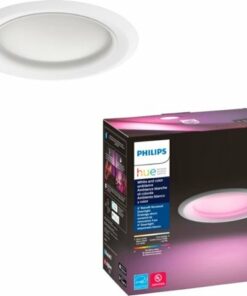 Philips - Geek Squad Certified Refurbished Hue White and Color Ambiance Retrofit Recessed Downlight - White 0