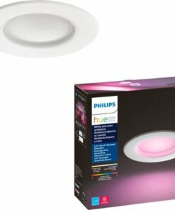 Philips - Geek Squad Certified Refurbished Hue White and Color Ambiance Retrofit Recessed Downlight - White 1