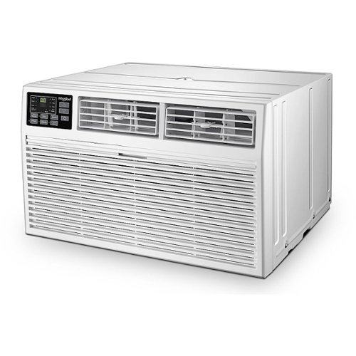 Whirlpool - 14,000 BTU 230V Through-the-Wall Air Conditioner with 10,600 BTU Supplemental Heating - White