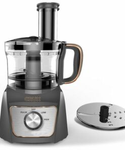 CRUX - 8 Cup Food Processor - Gray