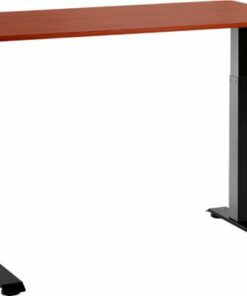 Insignia™ - Adjustable Standing Desk with Electronic Control - 47.2" - Mahogany
