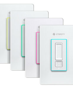 Etekcity - Smart Wi-Fi Dimmer Switch (4-Pack) - White
