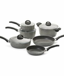 Ballarini - Parma Forged Aluminum 10-pc Nonstick Cookware Set - Grey