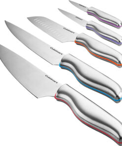 Cuisinart - Classic Stainless Color Band 10PC Knife Set - Metallic