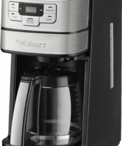 Cuisinart - Automatic Grind and Brew 12 Cup Coffeemaker - Black/Stainless