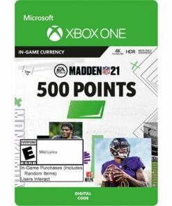 Madden NFL 21 500 Points - Xbox One [Digital]