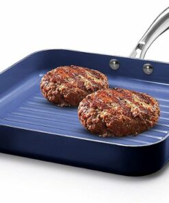 Granitestone - Diamond 10.5' Grill Pan Non Stick - Blue